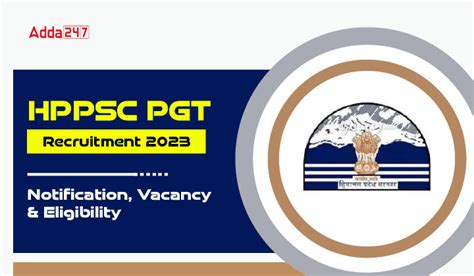 Hppsc Pgt Recruitment Last Date Extended To Apply Online For