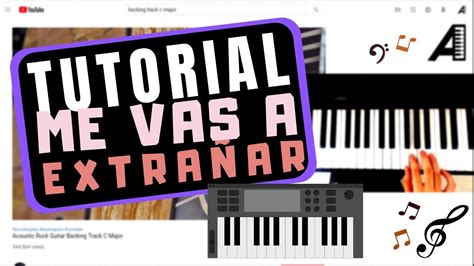 Cómo Tocar Me Vas A Extrañar En Piano Banda Ms Carolina Ross Youtube