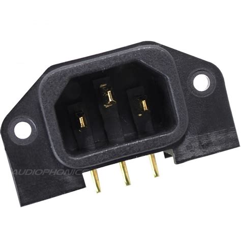 AUDIOPHONICS ES 2G IEC C14 Inlet Angled For Electronic Board Circuit