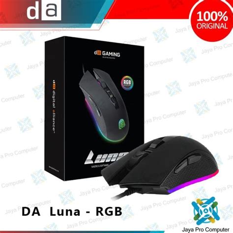 Jual Mouse Gaming Digital Alliance Luna Rgb Da Luna Gaming Mouse