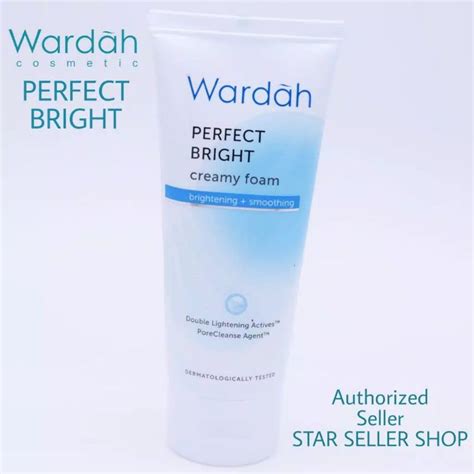 Jual Wardah Perfect Bright Creamy Foam 60 Ml Shopee Indonesia