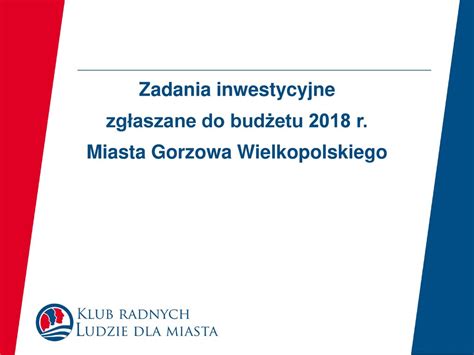 Miasta Gorzowa Wielkopolskiego Ppt Pobierz