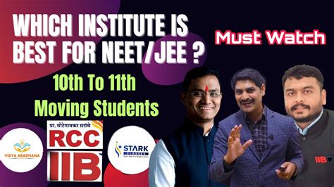 Which Institute Is Best In Latur For Neet Jee Rcc Latur Iib Latur