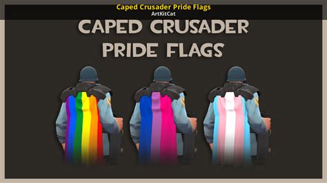 Caped Crusader Pride Flags [team Fortress 2] [mods]