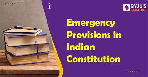 Emergency Provisions In Indian Constitution Types Of Emergency