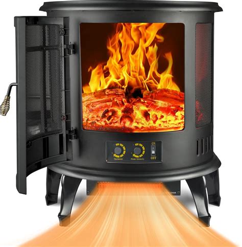 Amazon Electric Fireplace Heater Lifeplus Inch Freestanding