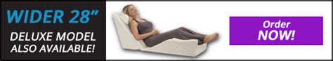 Foam Bed Wedge Elevates Your Body In A Zero Gravity Position