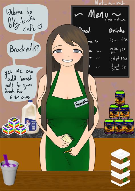 Rule 34 Apron Apron Only Big Breasts Hypixel Hypixel Skyblock Minecraft Not A Rat Seraphine