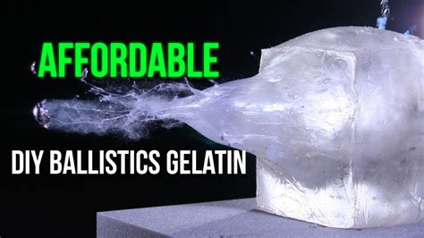 Making And Testing Home Made Ballistics Gel Youtube