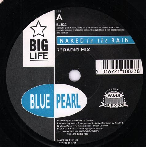 Blue Pearl Naked In The Rain Vinyl Uk Big Life Pic Sleeve Blr