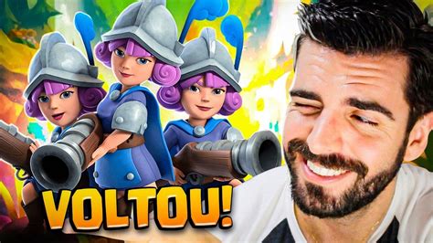 Usei O Melhor Deck De Tr S Mosqueteiras Da Atualidade No Clash Royale