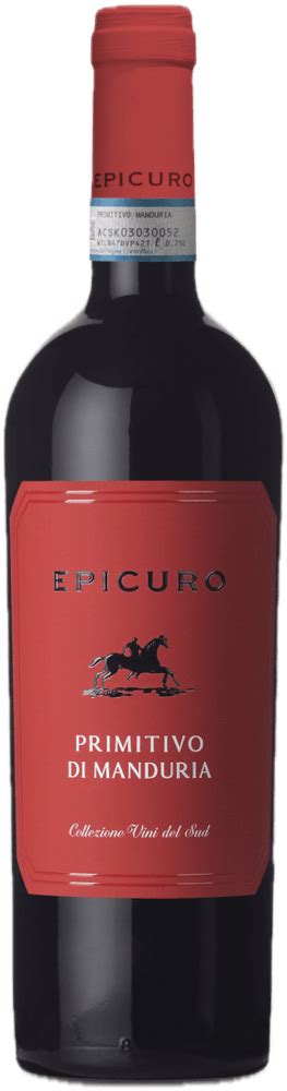 Compra Epicuro Primitivo Di Manduria DOP Femar Vini Vinello It