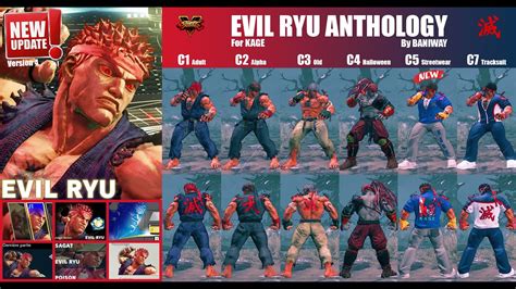 Evil Ryu Anthology Street Fighter V Pc Mod For Kage Youtube