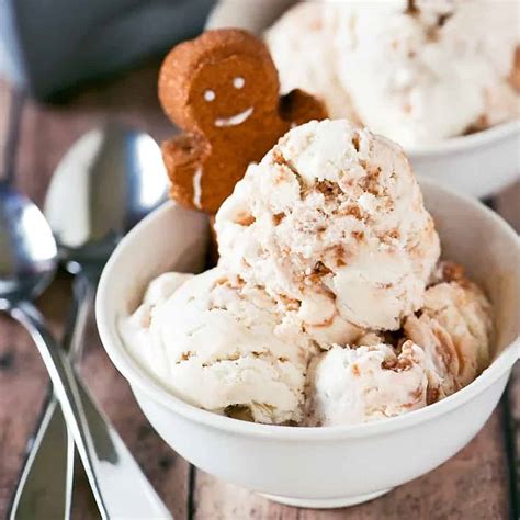 No Churn Gingerbread Ice Cream The Gunny Sack