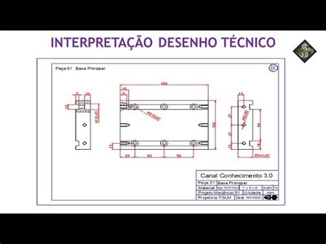 Leitura e Interpretação Desenho Técnico Mecânico YouTube