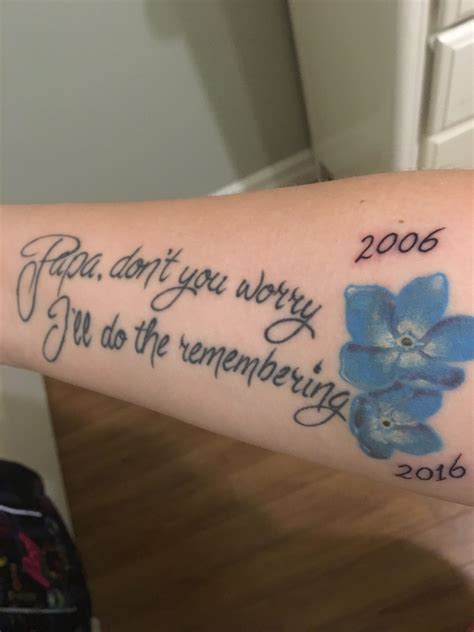 tattoo ideas for grandpa that passed away 4