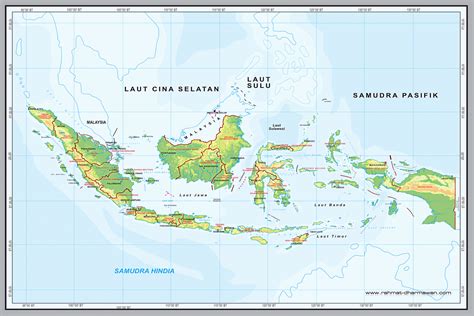 Indonesia Map Wallpaper