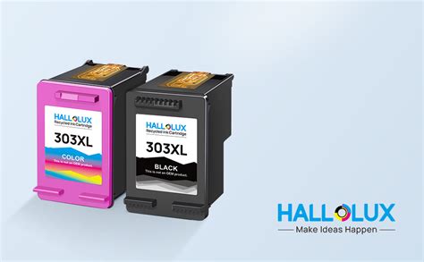 HALLOLUX 303XL High Yield Remanufactured Ink Cartridge Black And Tri