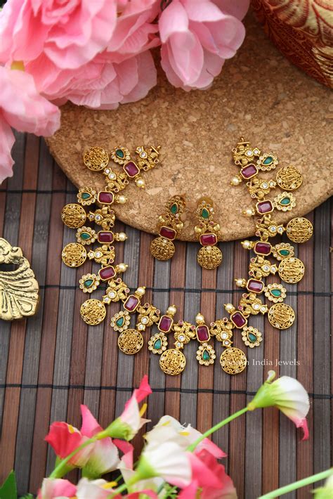 Beautiful Ram Parivar Necklace South Inida Jewels