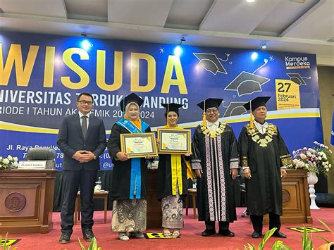 Universitas Terbuka Bandung Selenggarakan Wisuda Daerah Periode Tahun