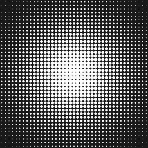 Halftone Dot Pattern Background Template Vector Graphic Stock Vector