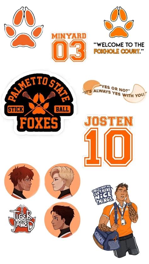 The Foxhole Court Stickers 🦊 Raposas Desenho Supernatural Engraçado