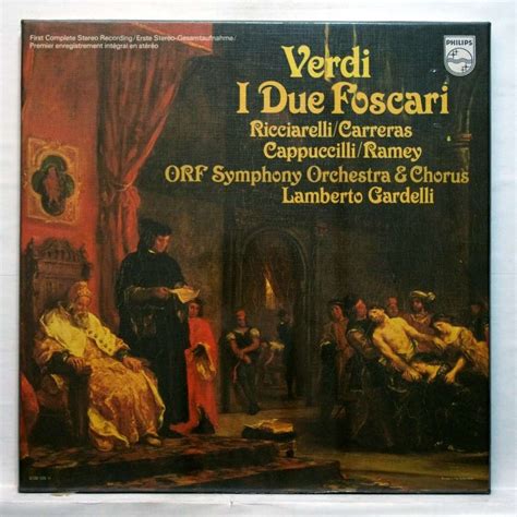 Verdi I Due Foscari By Amuel Ramey Lamberto Gardelli Lp Box Set