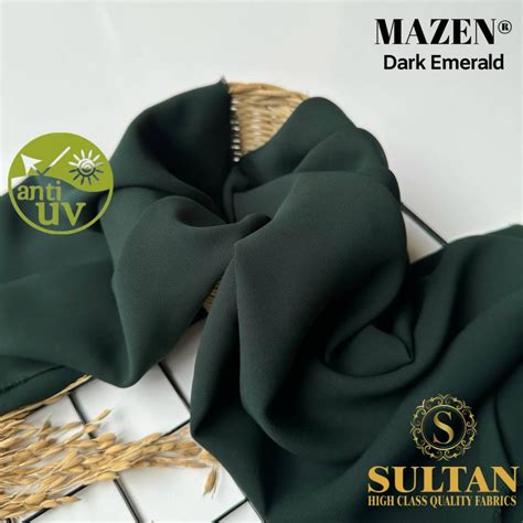 Jual Kain Abaya Sultan Mazen Anti Uv Warna Polos Lengkap Shopee Indonesia