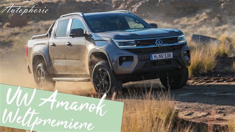 Vw Amarok Weltpremiere Neuheiten Ausstattungen Technische Daten