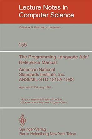 The Programming Language Ada Reference Manual American National