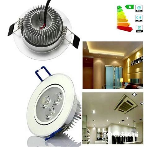 Factory Delivery Dimmable W Led Recessed Eyeball Spotlight V V