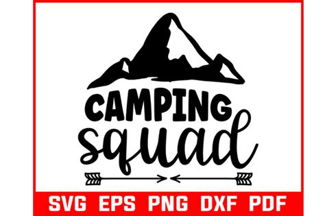 Camping Squad Svg Graphic By Craft Carnesia Creative Fabrica