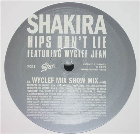 Shakira Featuring Wyclef Jean Hips Dont Lie 2006 Vinyl Discogs