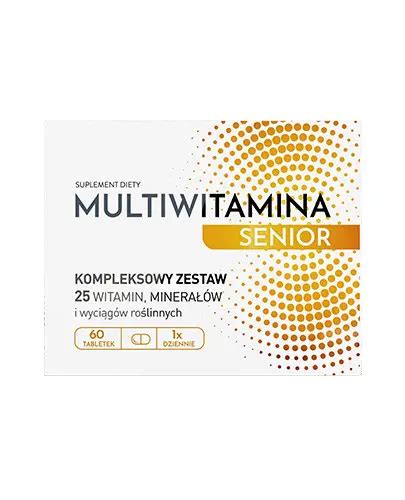 Multiwitamina Senior Tabletek Cena Opinie Wskazania Sk Ad