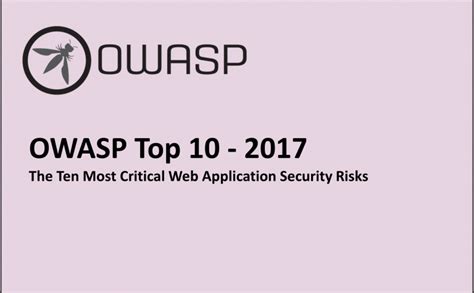 Owasp Top Ten Of 2017 Explained And Expanded Thoughtful Code