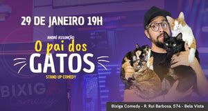 Andre Assun O Pai Dos Gatos Standup Comedy Em S O Paulo Sympla