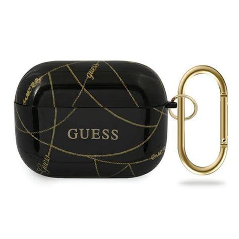 Original Case Apple Airpods Pro Guess Gold Chain Collection