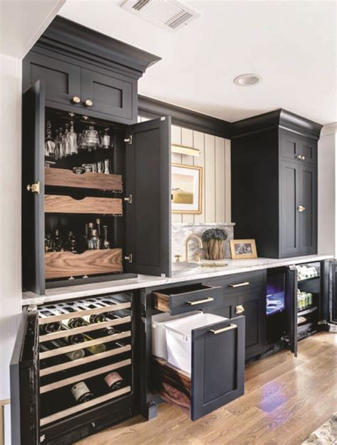 Trendy Wet Bar With Wine Fridge To Inspire You Kitchen Pantry Design