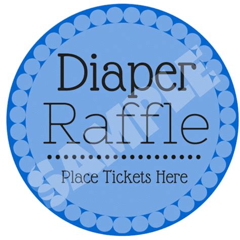 10 Free Printable Diaper Raffle Tickets Freebie Finding Mom