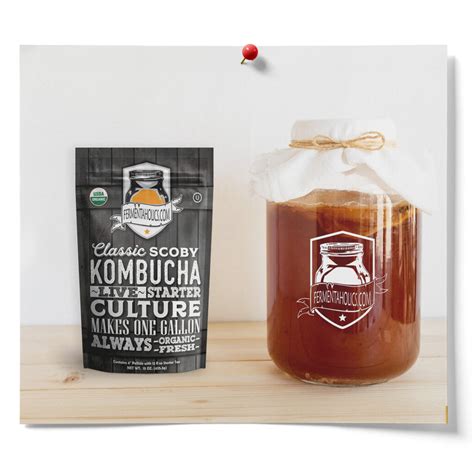 Live USDA Certified Organic SCOBY Make Your Own Kombucha