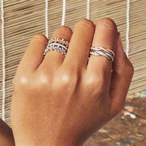 How To Wear Multiple Rings How To Stack Rings Pandora US Pandora