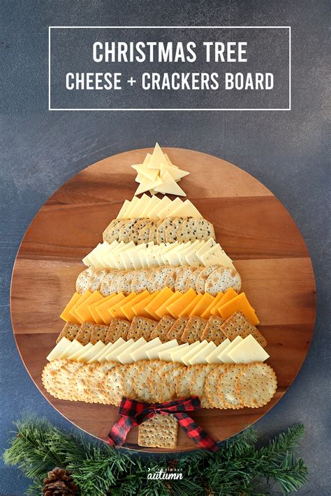 Christmas Tree Cheese Board Easy Holiday Appetizer Its Always Autumn