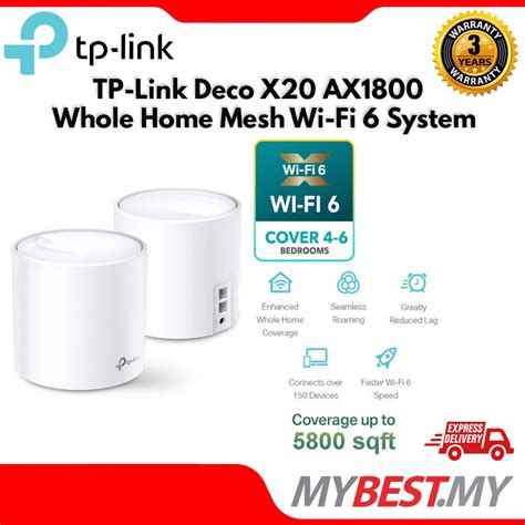 Tp Link Deco X Ax Wifi Mesh Router Whole Home Mesh System Deco