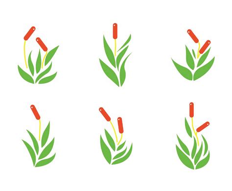 Cattails Vector Vector Art & Graphics | freevector.com