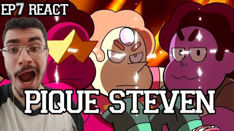 PIQUE STEVEN Dia De Neve Steven Universo Futuro Episódio 7 React