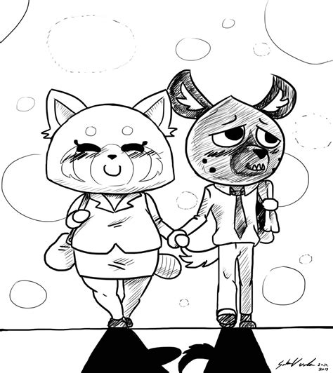 61573 Safe Artistsouleatersaku90 Haida Aggretsuko Retsuko