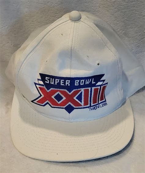 New Vintage Super Bowl Xxiii Snapback Cap Ebay