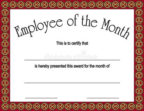 Employee Of The Month Certificate Templates 1 Templates Example