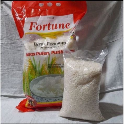 Jual BERAS KEMASAN FORTUNE REPACK 1 KG Beras Kemasan Sendiri Asli