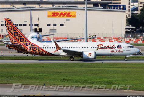 9M LRC Batik Air Malaysia Boeing 737 8 MAX Photo By Andre Giam ID